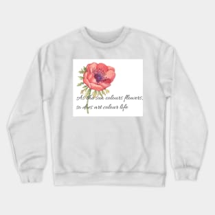 Sun colours flowers Crewneck Sweatshirt